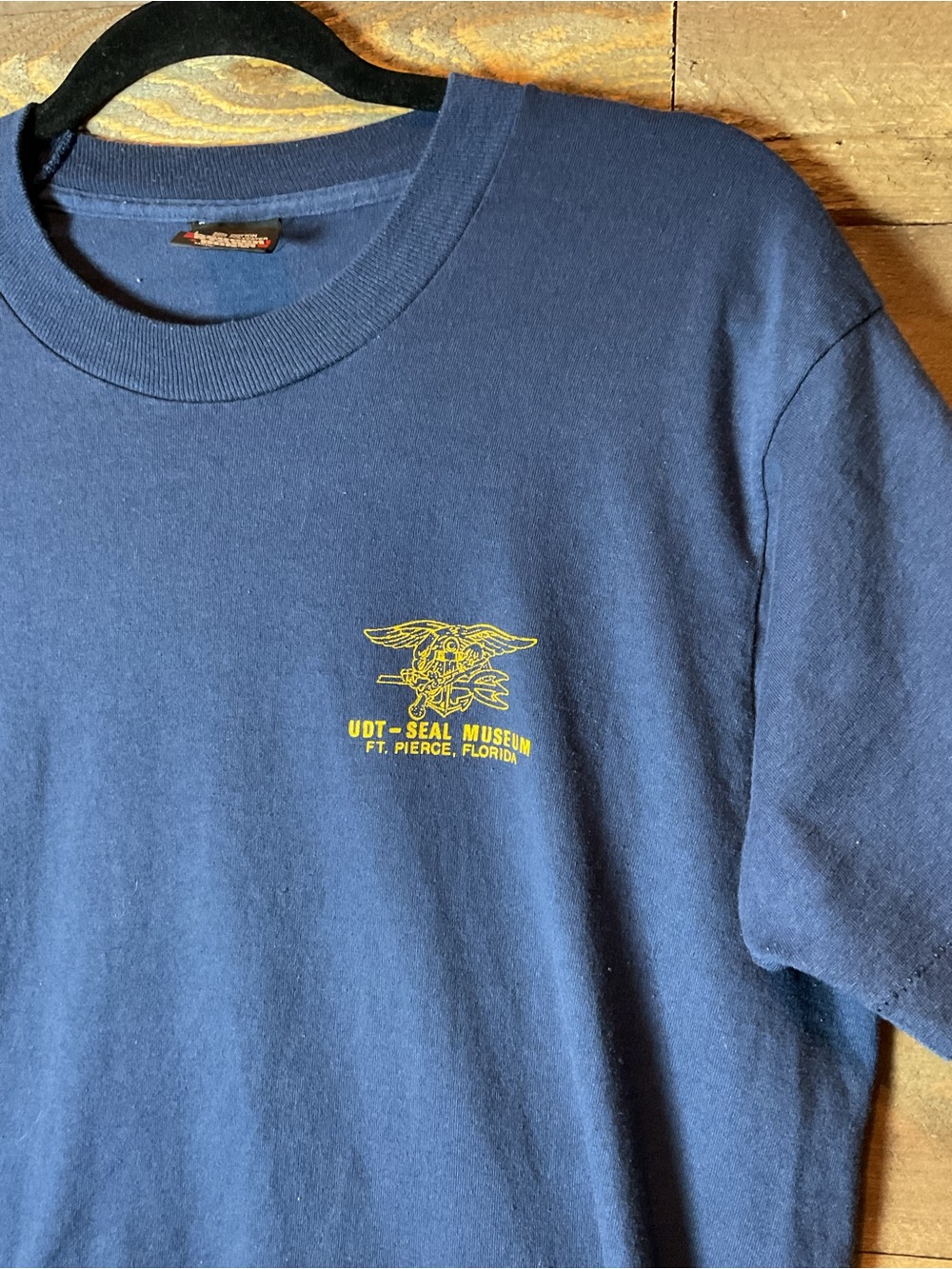 UDT Seal Museum Florida Birthplace of the Navy Frogmen Navy T-Shirt Men’s Large